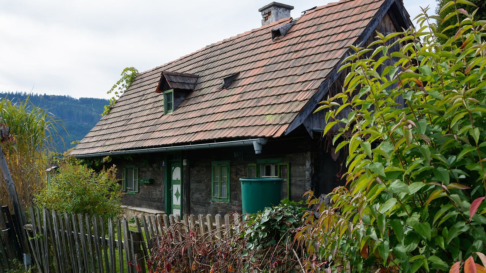 An old watchmaker's cottage at the edge of a village